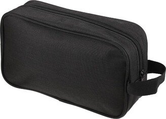 Unique Bargains Portable Oxford Cloth Travel Makeup Organizer Bag Black 1 Pc