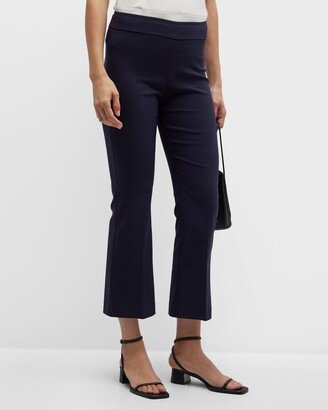 Leo Cropped Twill Flare Pants