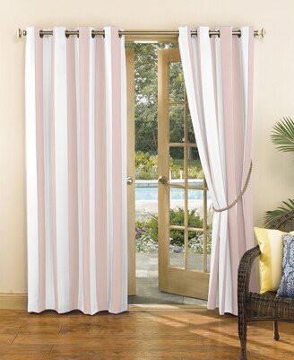 Valencia Cabana Stripe Room Darkening Grommet Curtain Panel, 95 x 54