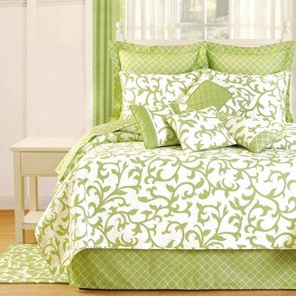 Serendipity Green Cotton Quilt