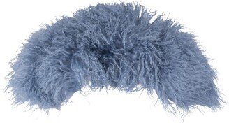 Light Blue Shearling Collar