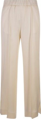 Wide-Leg Pocketed Trousers-AA