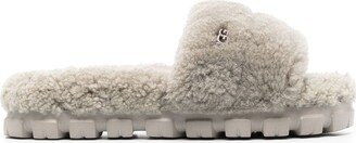 Maxi Curly Scuffetta sheepskin slides-AA