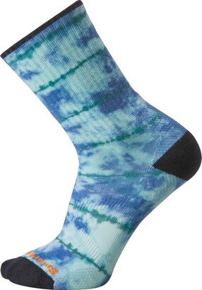 Athletic Tie Dye Print Crew Socks