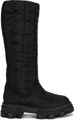 Tall Puffer Boot in Black