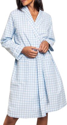 Gingham Check Cotton Robe