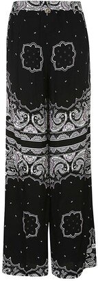 TWINSET Bandanna Pattern Wide-Leg Pants