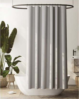 Waterproof Post Consumer Recycled Cotton Shower Liner Gray