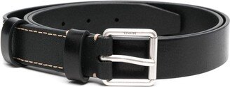 Logo-Engraved Leather Belt-AA