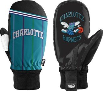 Rad Gloves Men's and Women's Charlotte Hornets Classic Snow Mittens