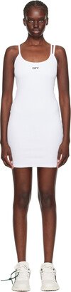 White Stamp Minidress