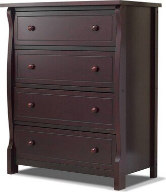 Sorelle Princeton Elite 4 Drawer Dresser Espresso