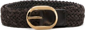 Braided Suede Belt-AA