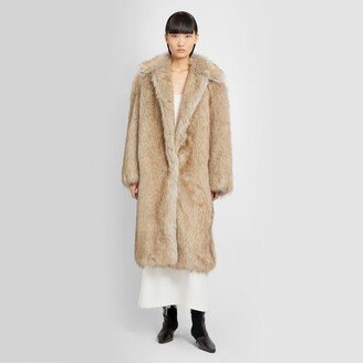 Woman Beige Coats-AA