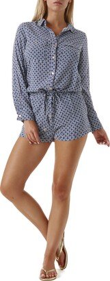 Chloe Long Sleeve Cover-Up Romper