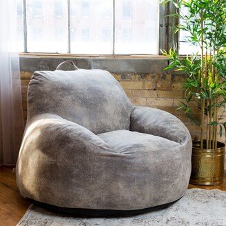 Vegan Leather Foam Filled Bean Bag Chair