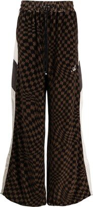 Wide-Leg Track Pants-AD