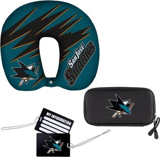 The San Jose Sharks Four-Piece Travel Set