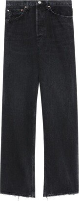 Mid-Rise Wide-Leg Jeans-BB