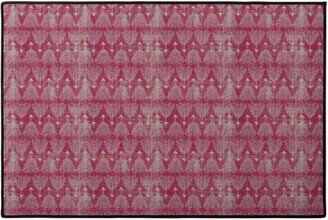 Door Mats: Django Arrows Door Mat, Pink