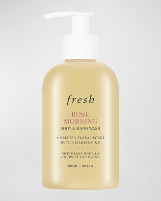 Rose Morning Body & Hand Wash, 10 oz.