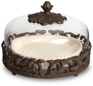 Gg Collection Pie Plate With Dome Lid