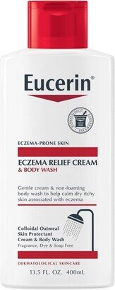 Eczema Relief Cream & Body Wash Gentle Cleanser - Unscented - 13.5 fl oz