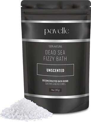 Pavelle Dead Sea Fizzy Bath, Sea Salt Bath Fizz, Unscented