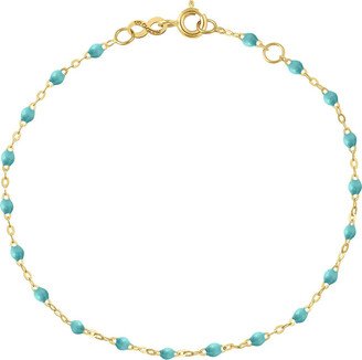 Classic Gigi Turquoise Resin Yellow Gold Bracelet