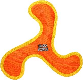 DuraForce Boomerang Tiger Orange-Yellow, Dog Toy