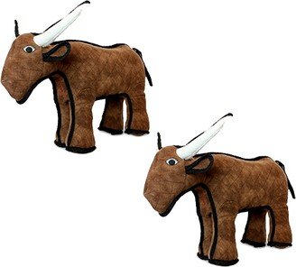 Tuffy Barnyard Bull, 2-Pack Dog Toys