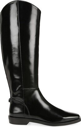 Cesar Faux Leather Knee-High Boots