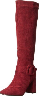 JACKLYN-14 Women's Knee High Suede Heeled Boot