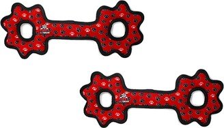 Tuffy Ultimate Tug-o-Gear Red Paw, 2-Pack Dog Toys