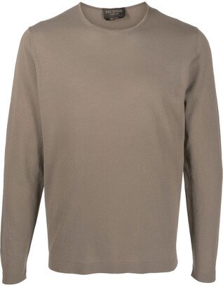 Long-Sleeve Cotton Jumper-AA