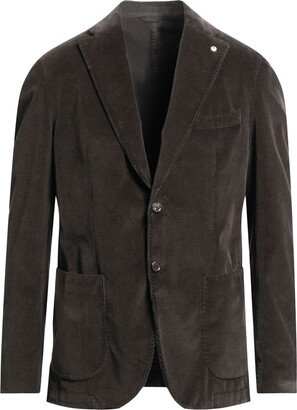 BRANDO Blazer Dark Brown-AB