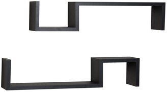 S Wall Mount Shelves - Set of 2