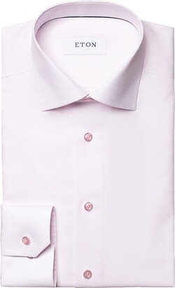 Contemporary-Fit Textured Solid Shirt