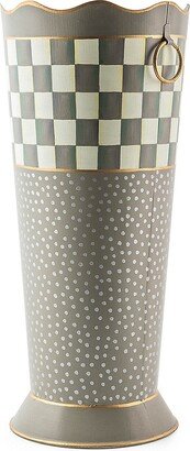 Sterling Check Umbrella Stand