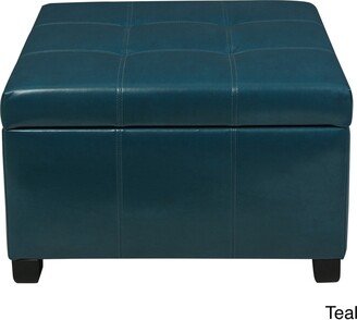 Cortez Faux Leather Storage Ottoman