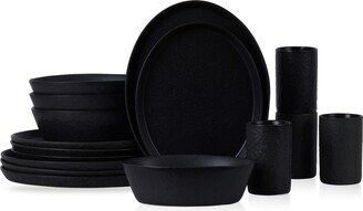 Stone by Mercer Project Katachi 16 Piece Dinnerware Set, Service for 4