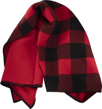 Pure Wool Check Scarf