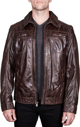 Missani Le Collezioni Turkish Washed Lamb Leather Jacket