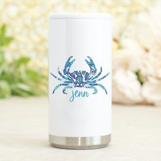 Preppy Crab Skinny Can Coolers, Seltzer Cooler, Slim Bridal Party Gift, Girl's Trip Gift