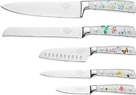 Butterfly Meadow 6-Piece Knife Block Set