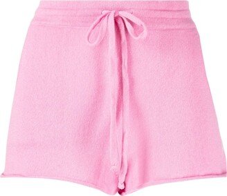 Teddy Cashmere Portofino drawstring cashmere shorts