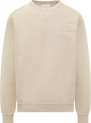 Logo Embroidered Crewneck Sweatshirt-AZ