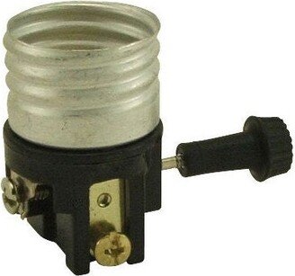 Lamp Parts High-Low-Off Turn Knob Dimmer Replacement Medium Base Socket/Electrolier