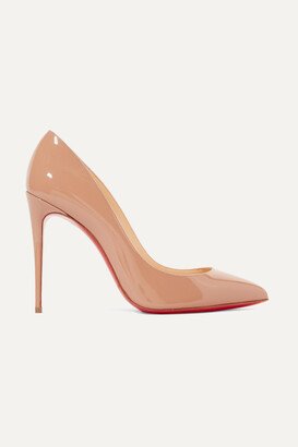 Pigalle Follies 100 Patent-leather Pumps - Neutrals