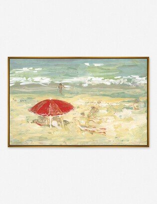 Lulu and Georgia Beach Umbrella, Parivolia Print